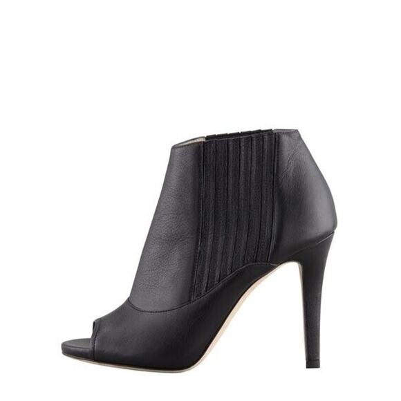 Jimmy Choo London Brenna Black Peep-Toe Bootie 39 - Picture 2 of 10